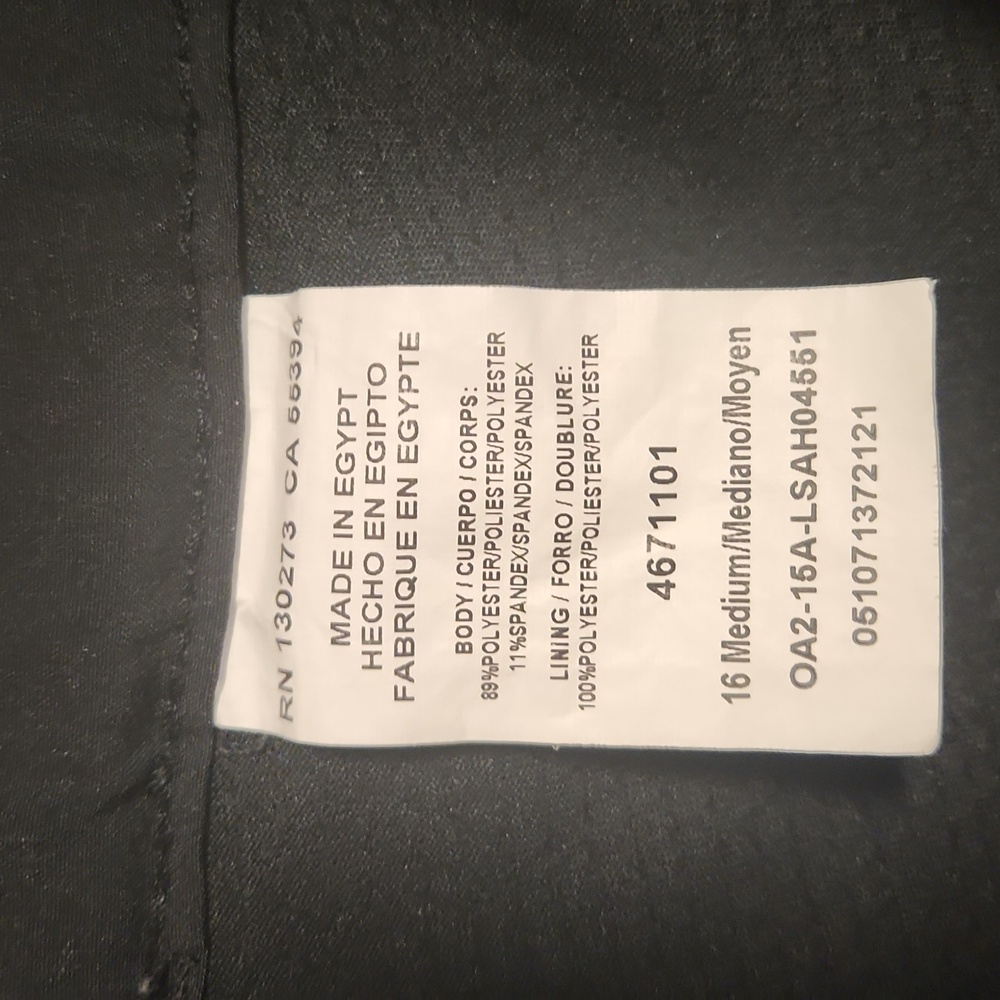 Women's Black Skort - Picture 5 of 7